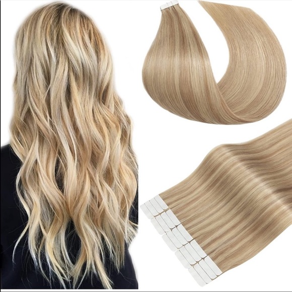 Other - Tape In Hair Extensions Human Hair 20 Inch 20pcs 50g/pack Tape in